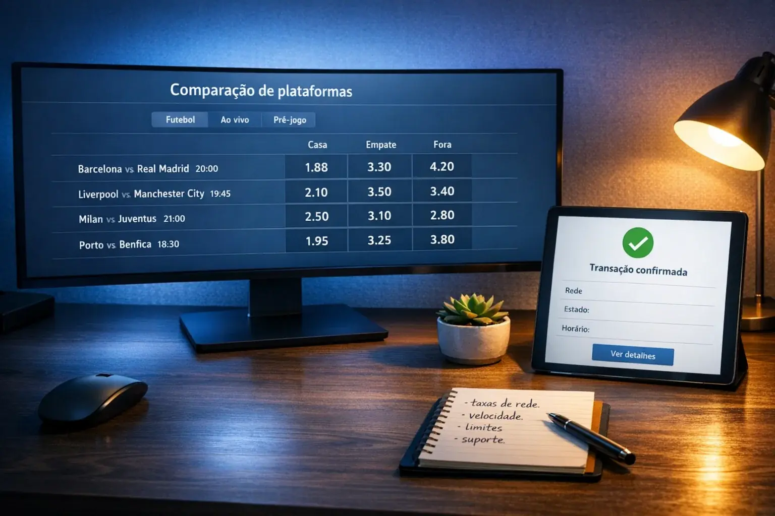 Comparação de plataformas de apostas cripto para Portugal — ecrã de portátil com interface de casa de apostas bitcoin